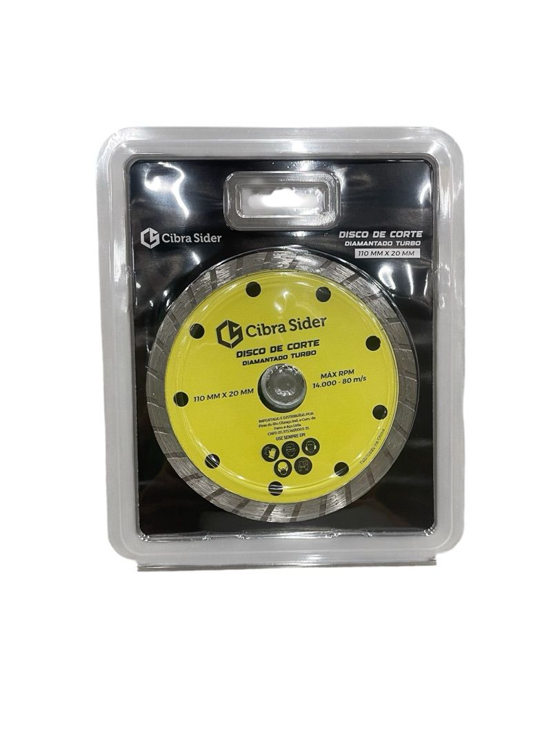 Disco Diamantado Turbo 20 X 110 mm Cibra