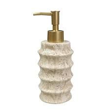 Porta Sabonete Liquido Bg/Dourado Po0157 Btc