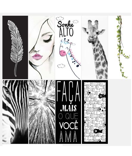 Quadro Decorativo 33X73 Euroquadros