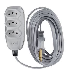 Extensao Pp 3 Vias 3,0M 10A 250V Cz Ilumi
