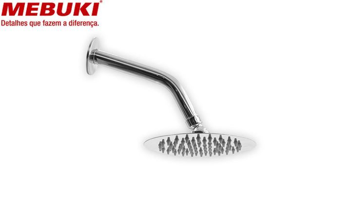 Ducha Fria Redonda Metal Chrome 6 Mebuki