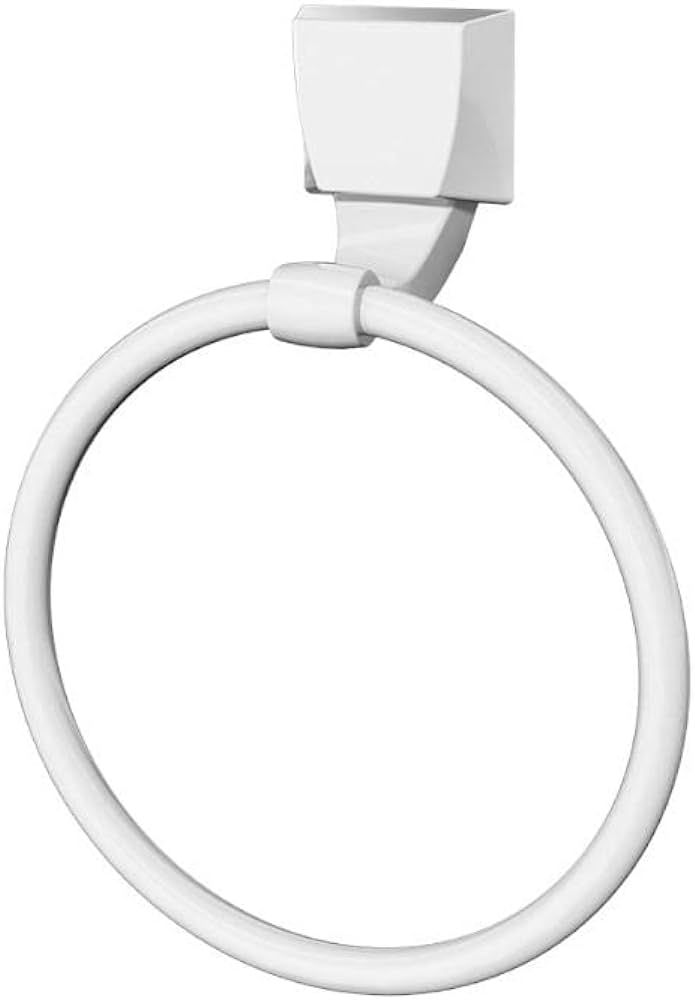 Toalheiro Argola Quadra Bco F24 2049 Lore...