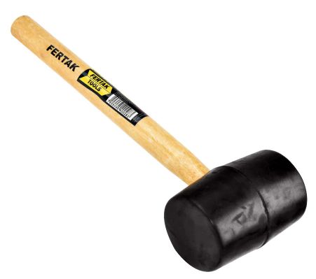 Marreta De Borracha 8Oz 40mm Fertak