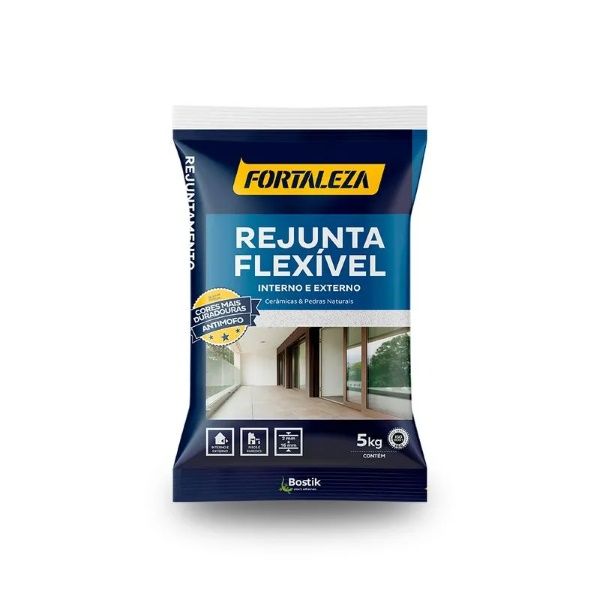 Rejunte Flex 5Kg Branco Fortaleza