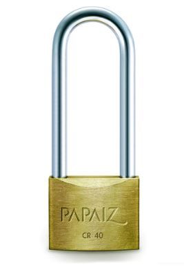 Cadeado Latao 40mmx70mm Haste Longa Papaiz