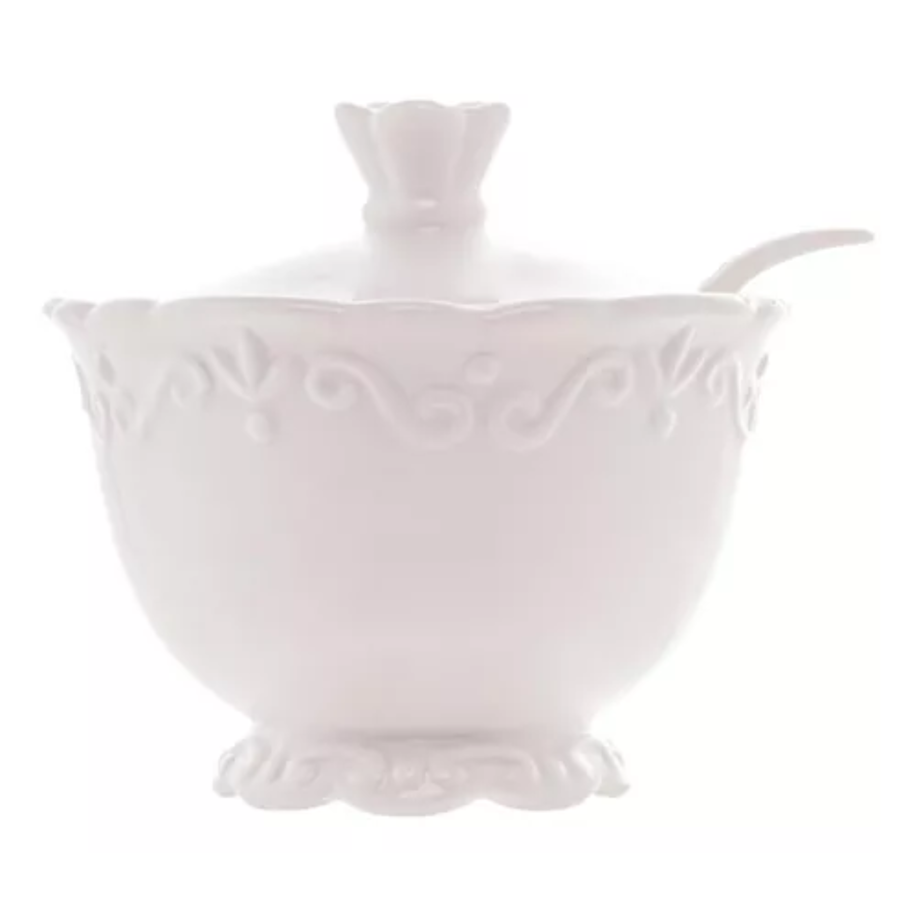 Acucareiro Porcelana C/Colher BR 18100 Wolff