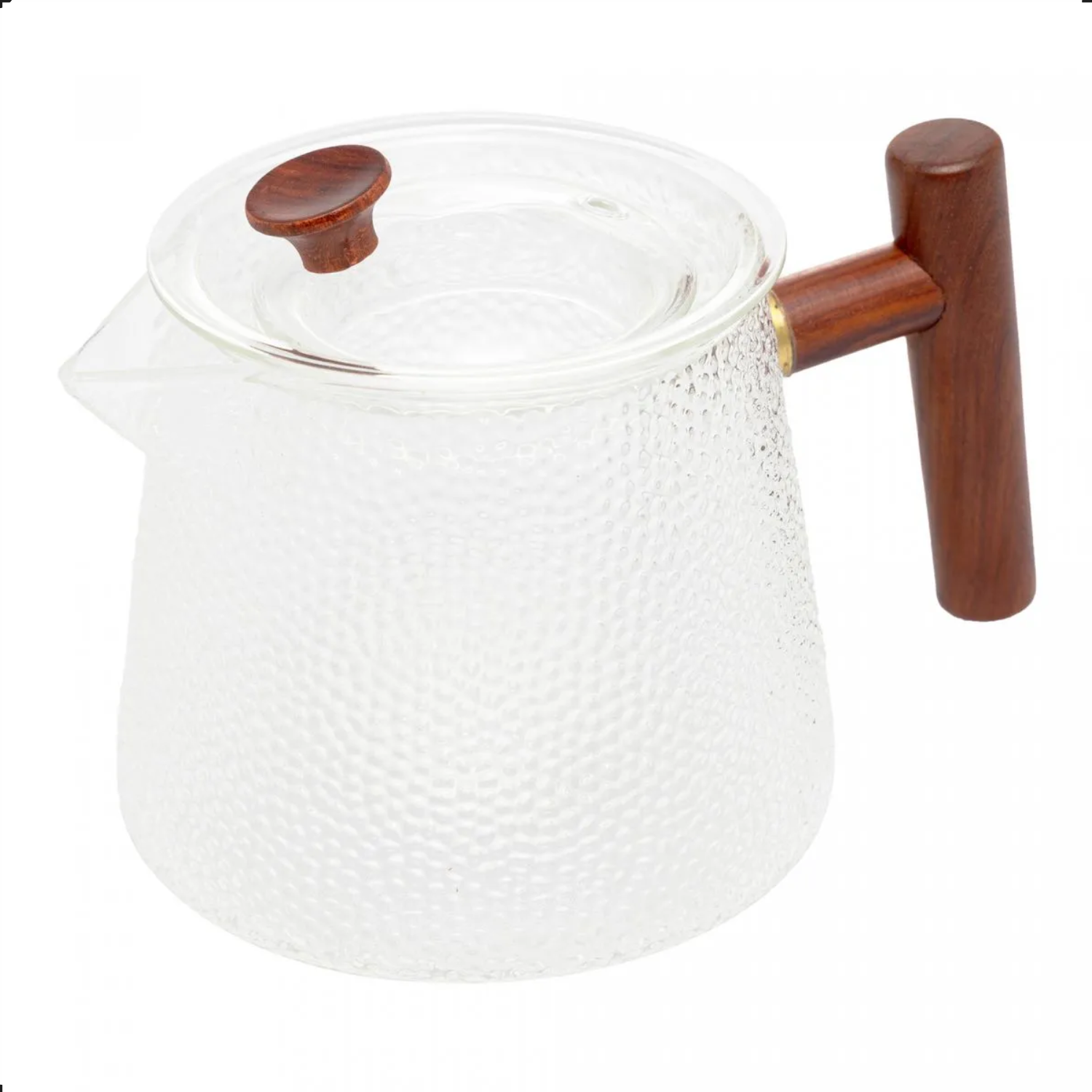 Chaleira Vidro 750Ml Alca De Bambu 29354 ...