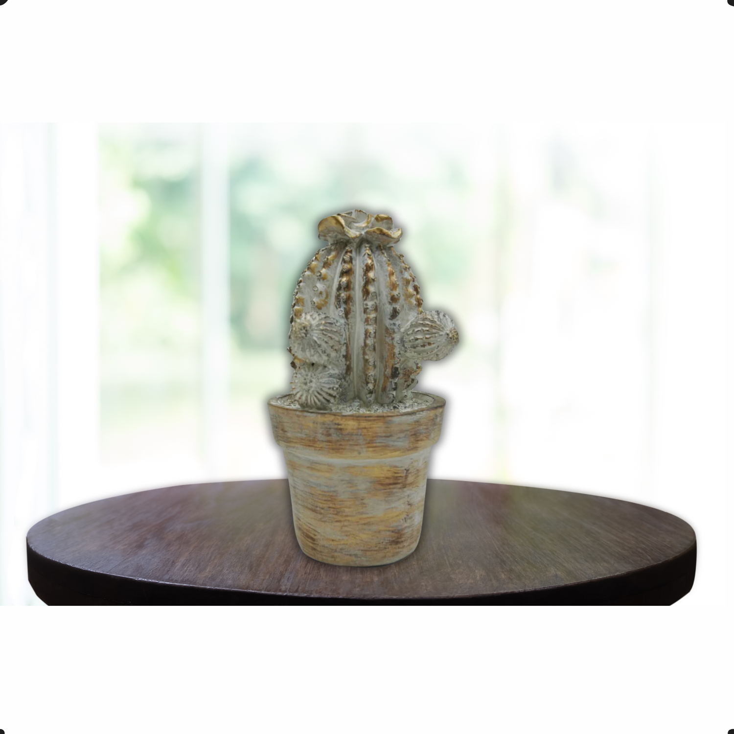 Cacto Decorativo Em Resina Mar Na0793 Btc