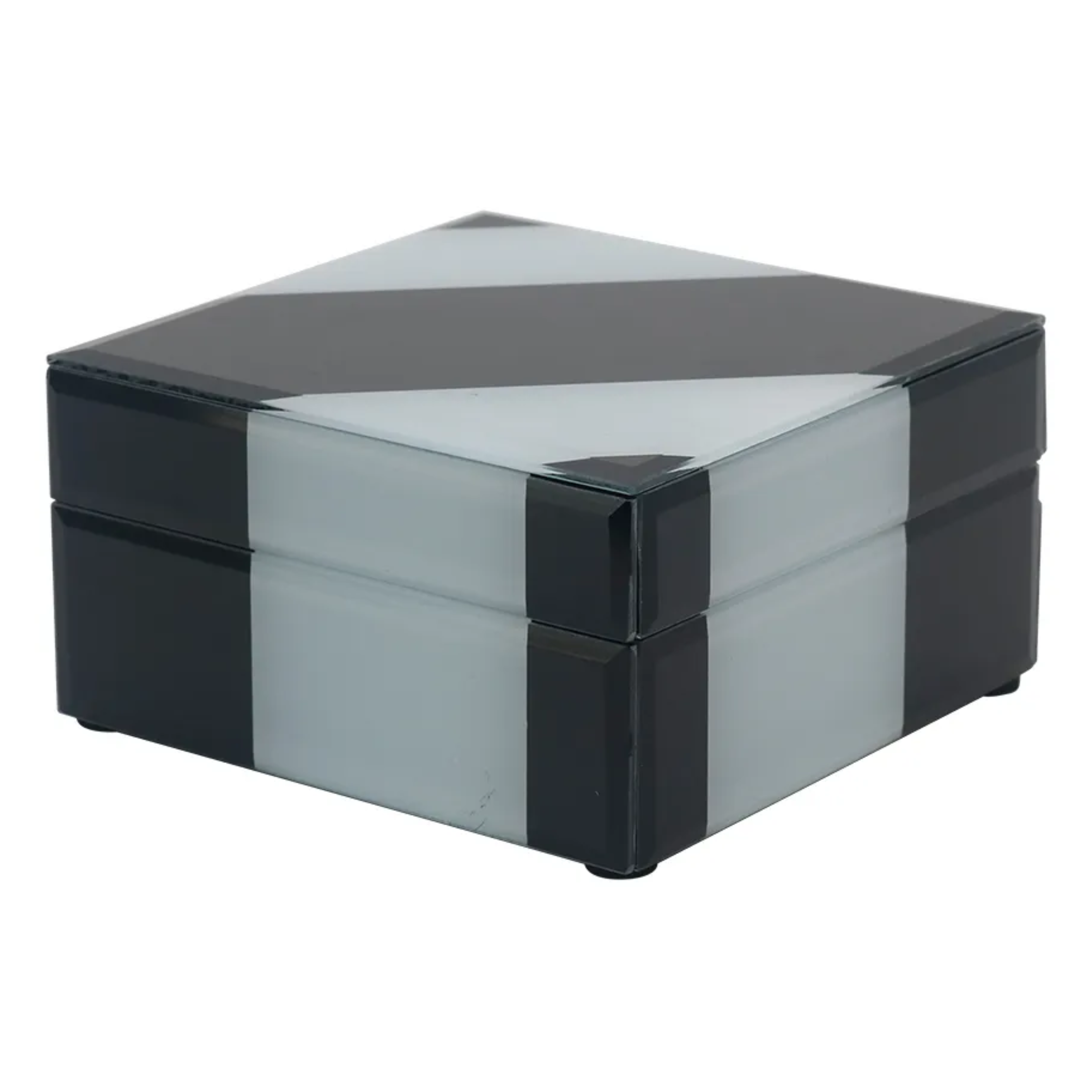 Porta Joias Madeira/Vidro PT/BR Ah0511 Btc
