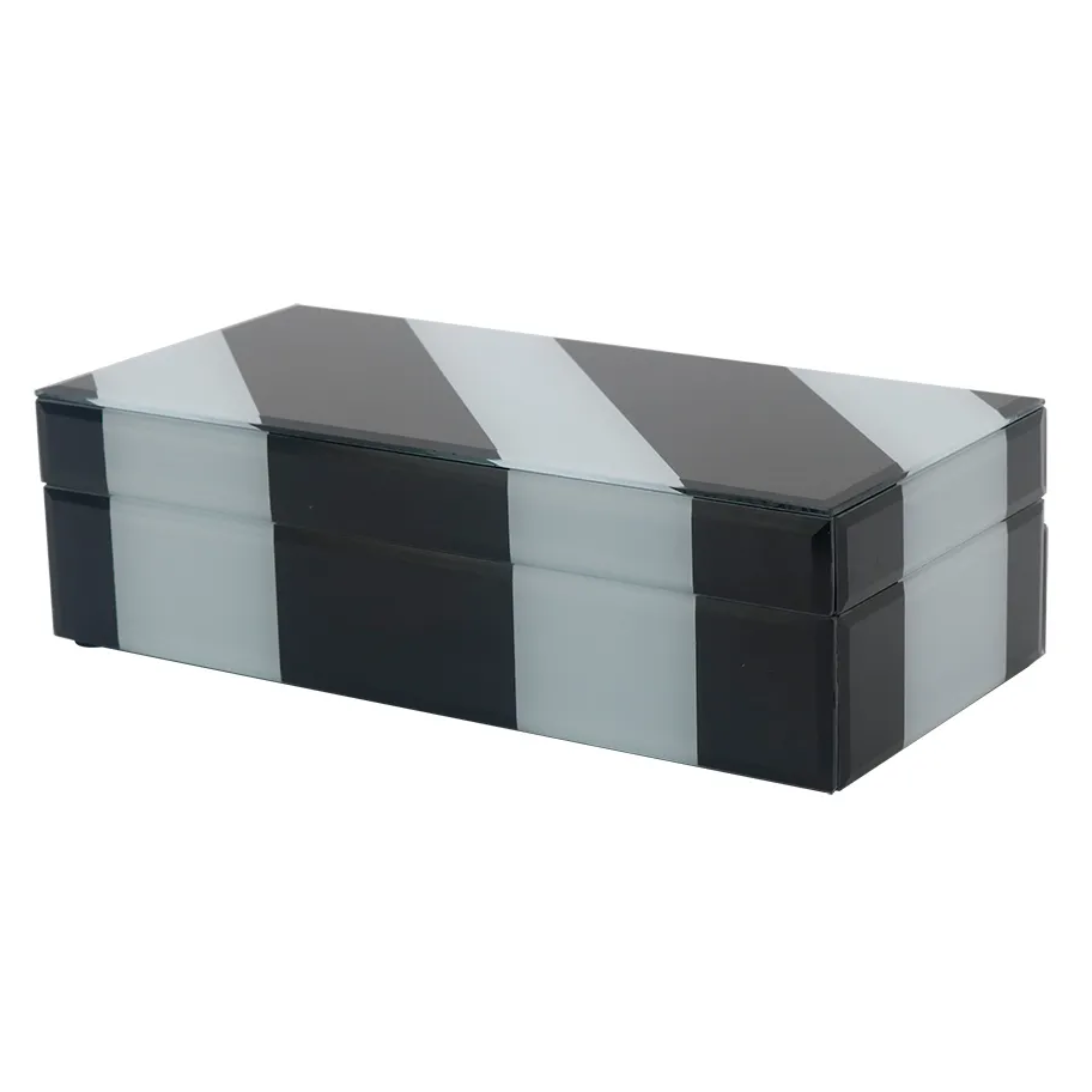 Porta Joias Madeira/Vidro PT/BR Ah0513 Btc