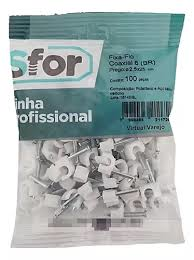 Fixa Fio C/Prego Coaxial 6mm C/15 - 3694 ...