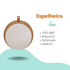 Espelheira Lua Cappuccino Mgm