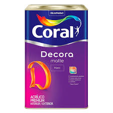 Tinta Acril Decora Mar Cinzento 16L Coral  