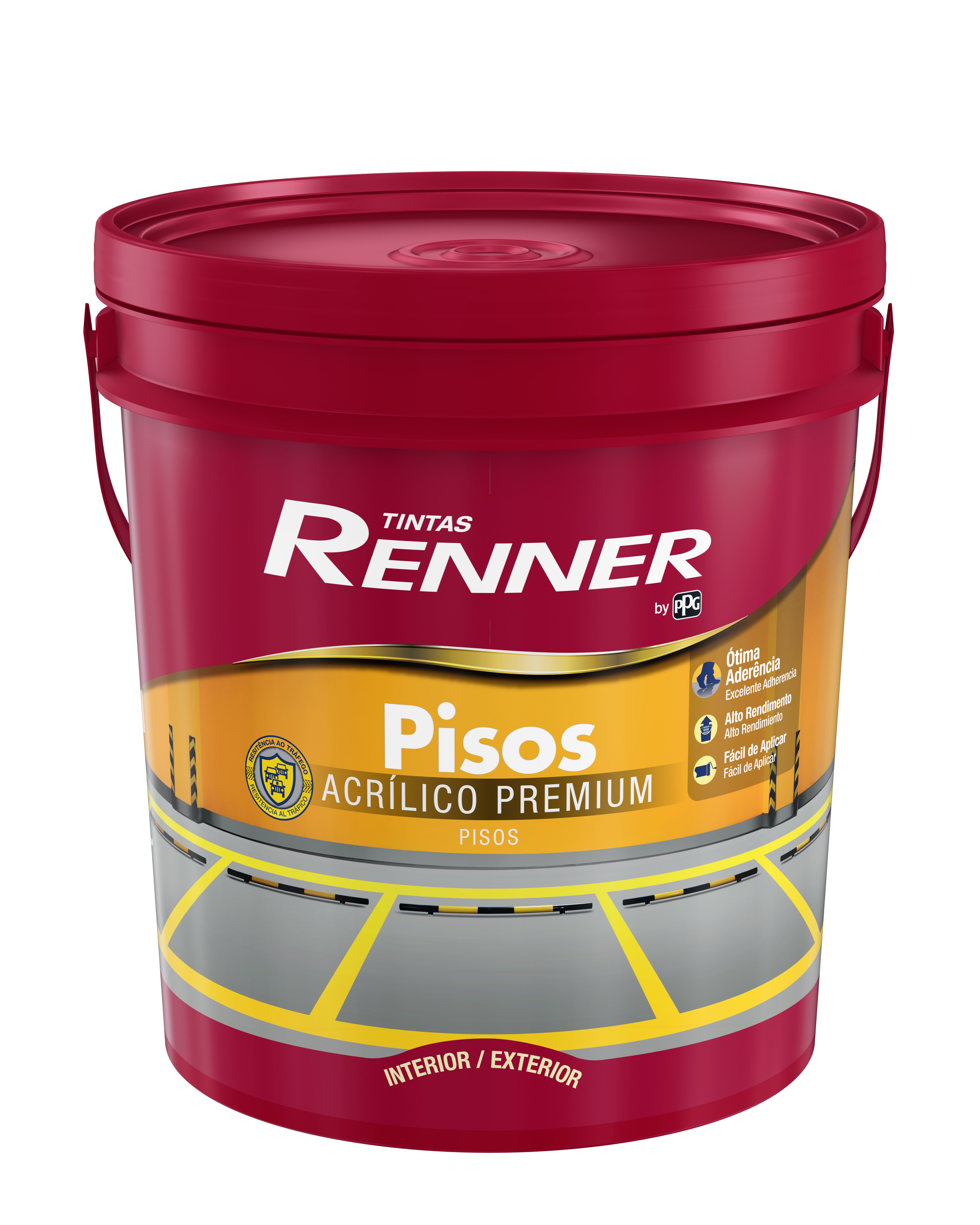 Tinta Piso Cinza Fsc 3,6L Renner 