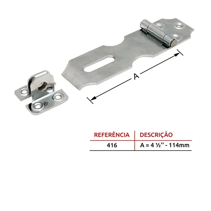 Porta Cadeado 4.1/2 Skin C/01 - 3767 Ankor