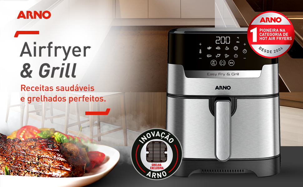 Airfryer Digital 4,2L 127V Inox Ey505Db1 ...