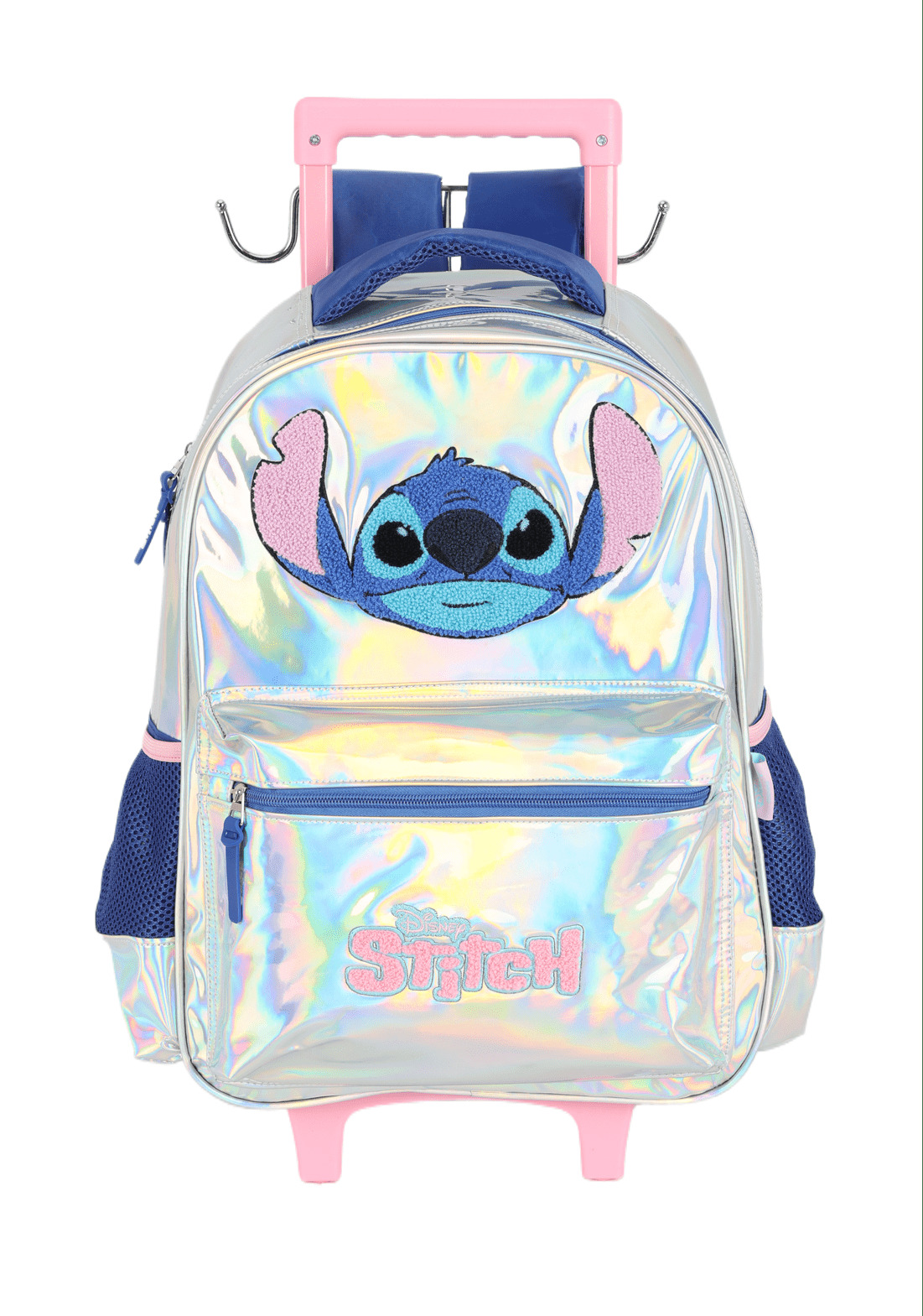 Mochila C/ Rodas Prata Stitch Is41681Sc