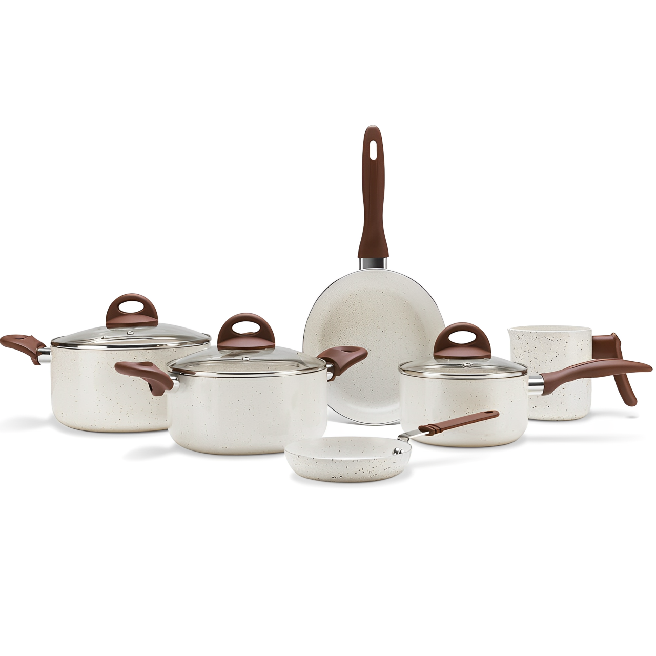 Conjunto 06 Pan Ceram  Smart Vanilla 4791...