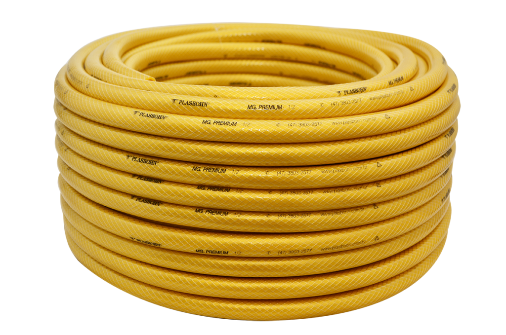 Mangueira Megajato 1/2 Amarelo Plasbohn