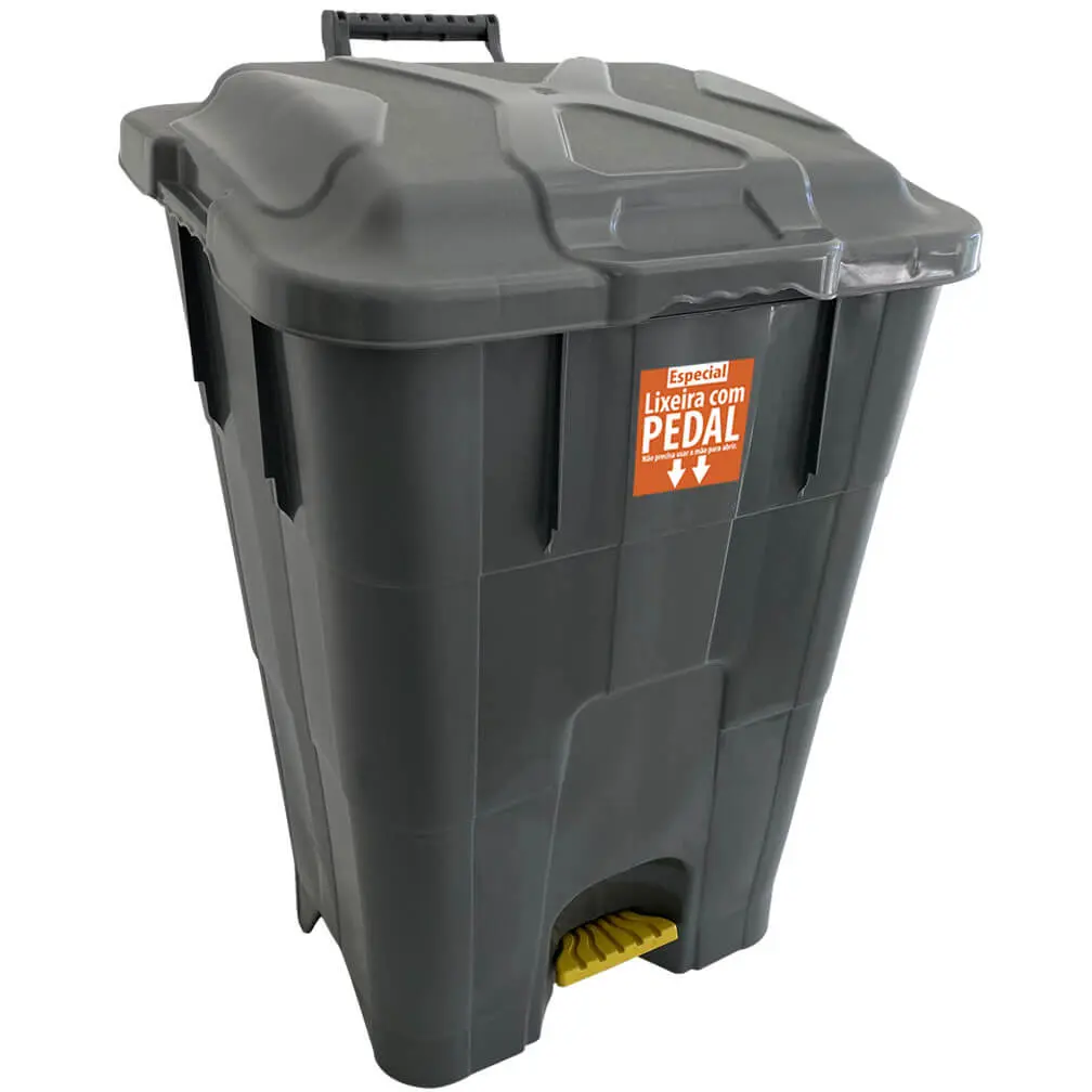 Lixeira C/ Pedal 30L Cores Antares