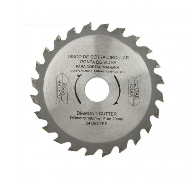 Serra Circular 24D - 180X20mm Fertak