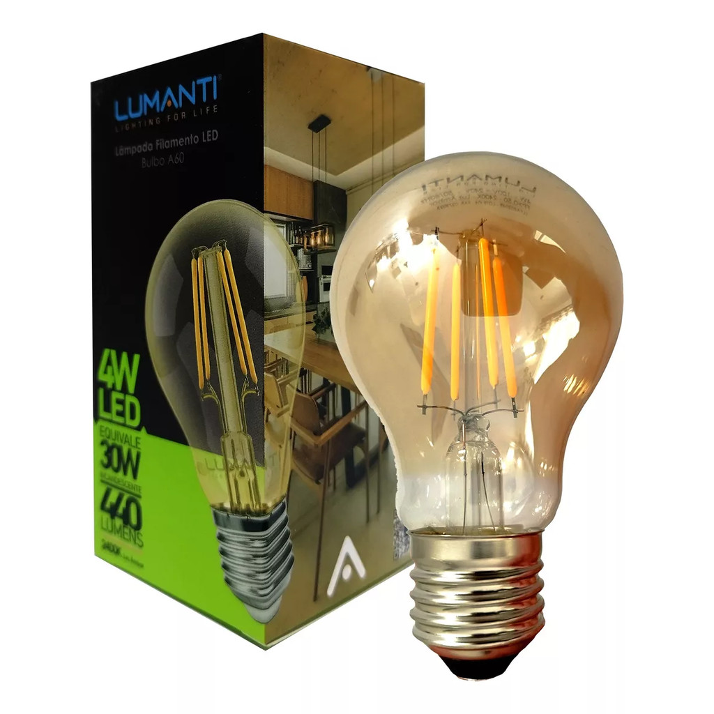 Lamp Vintage Globo G80 Led 4W 2400K Lumanti