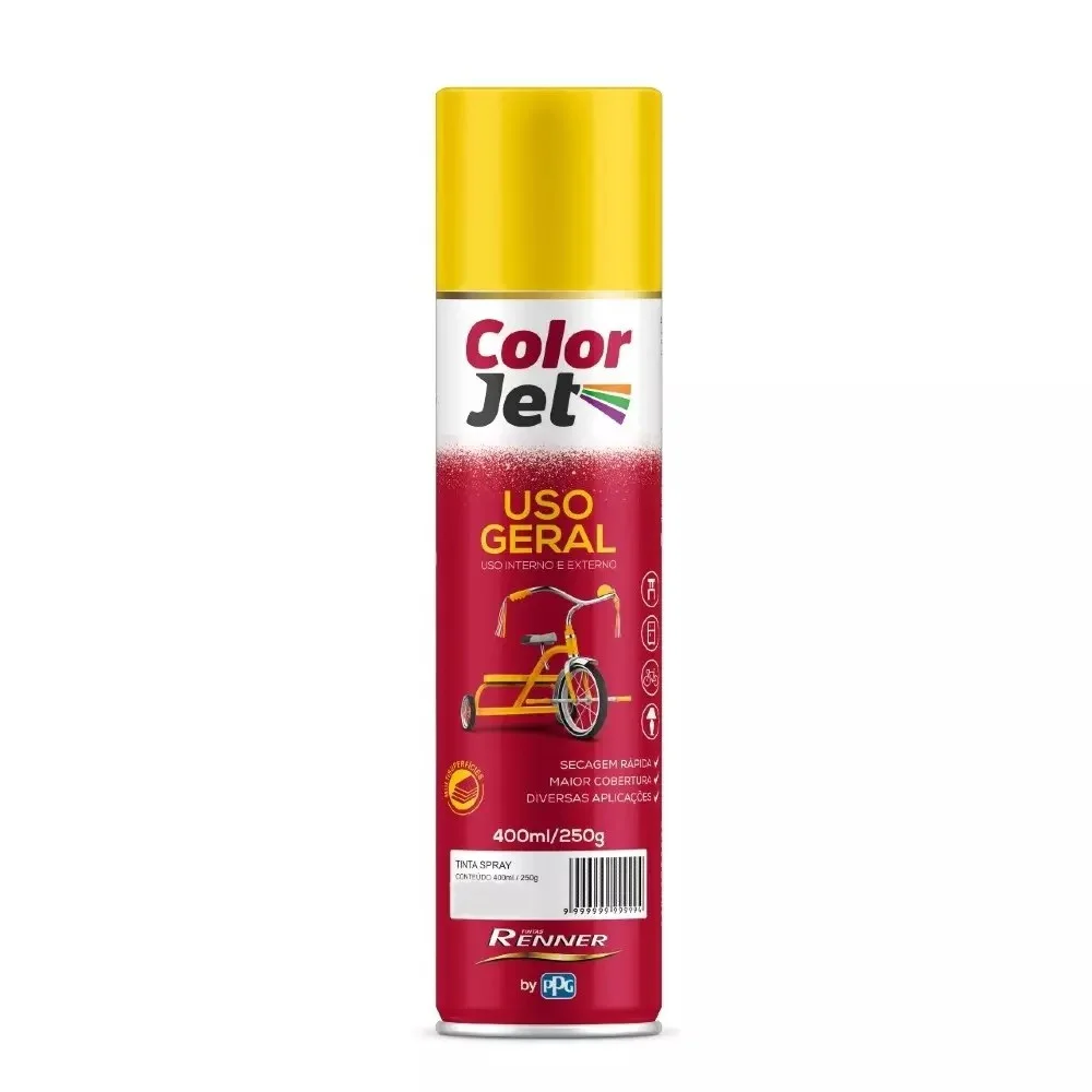 Tinta Spray Amarelo BR 400Ml Renner