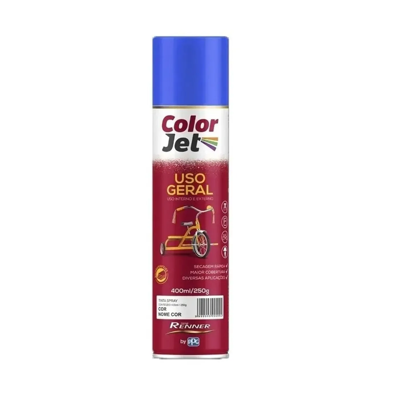 Tinta Spray Azul BR 400Ml Renner
