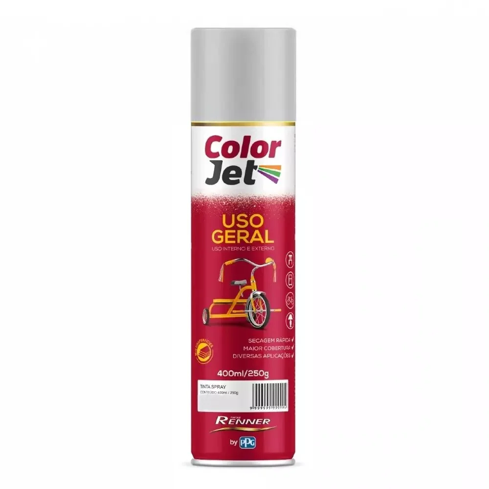 Tinta Spray Cinza Claro BR 400Ml Renner
