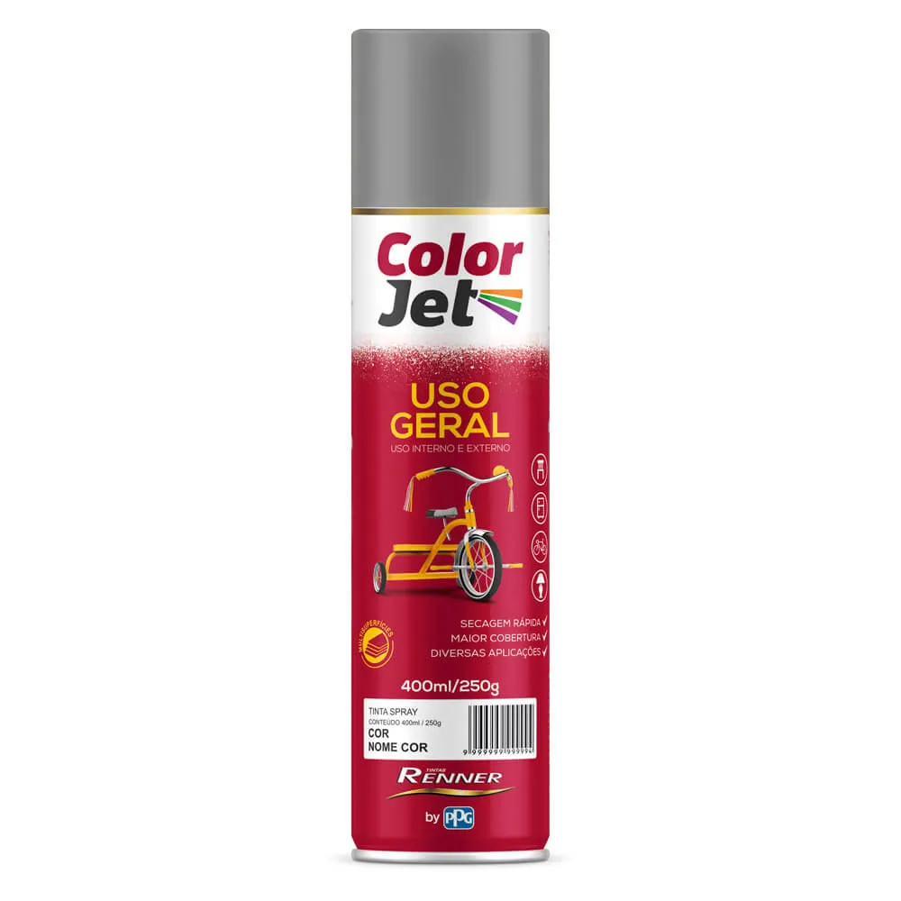 Tinta Spray Grafite BR 400Ml Renner
