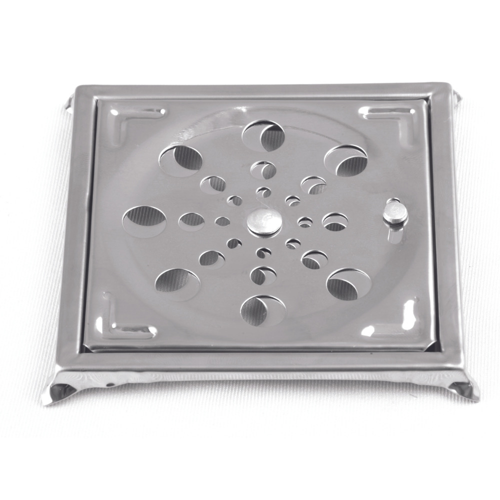 Grelha Inox 15X15 Quad C/ Caixilho Sigma