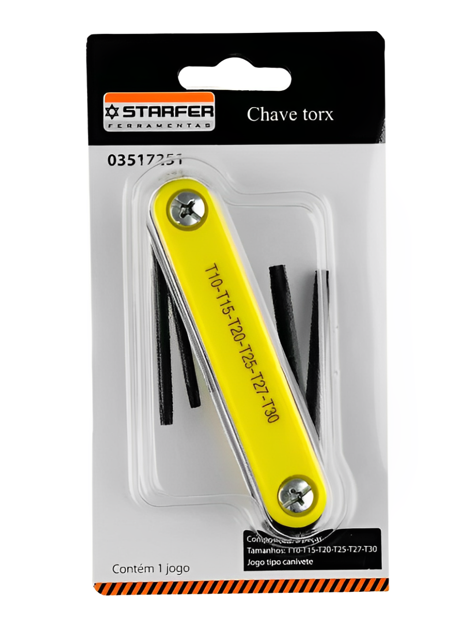 Chave Torx Canivete Jogo C/06Pc Starfer