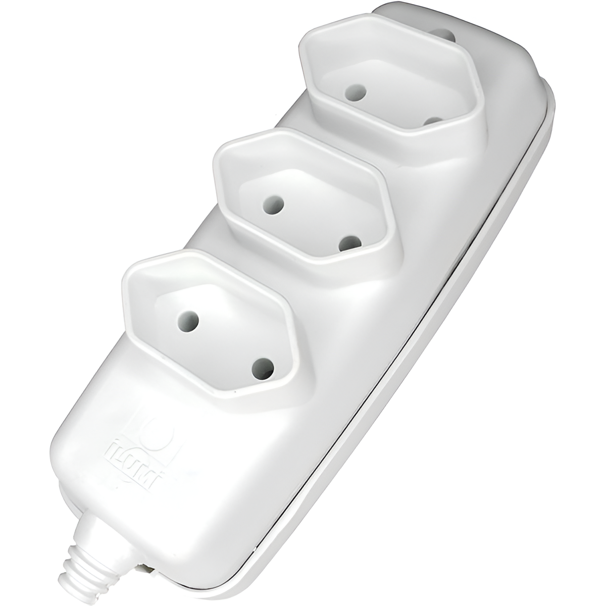 Tom Barra Tripla 2P+T 10A 250V Ilumi