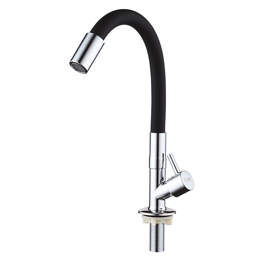 Torneira Cozinha Mesa Flexivel Metal Pret...