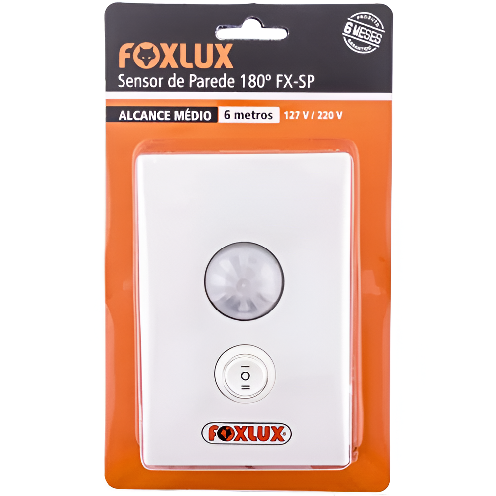 Sensor De Presenca Parede Foxlux