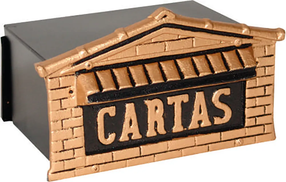 CAIXA CORREIO MEDIA COLONIAL OURO FCMOPP