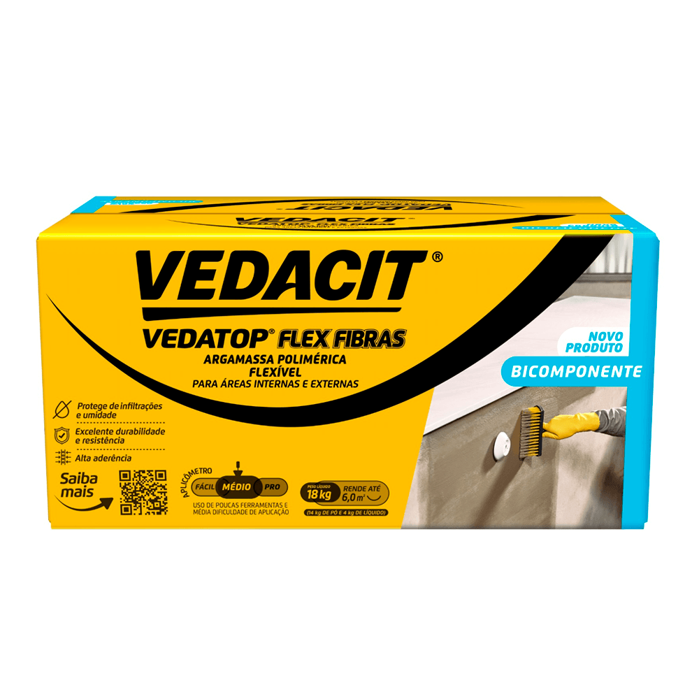 VEDATOP FLEX FIBRAS 18KG VEDACIT