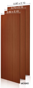 Porta Lisa Mogno 210X70 Clm