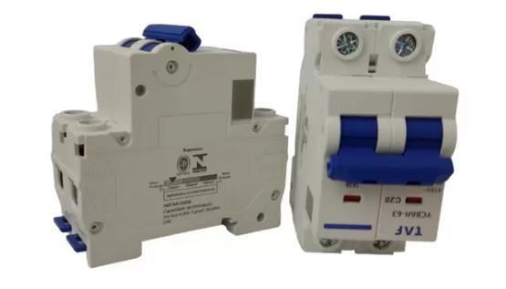DISJUNTOR BIPOLAR 20A 4.5KA DIN TAF