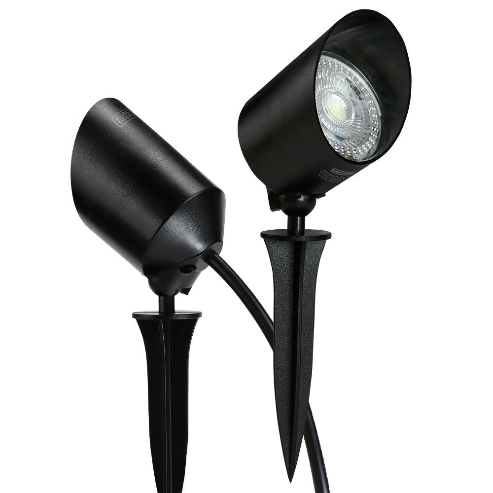 Led Espeto Jardim 5W PT Luz Vd Eco B&D 