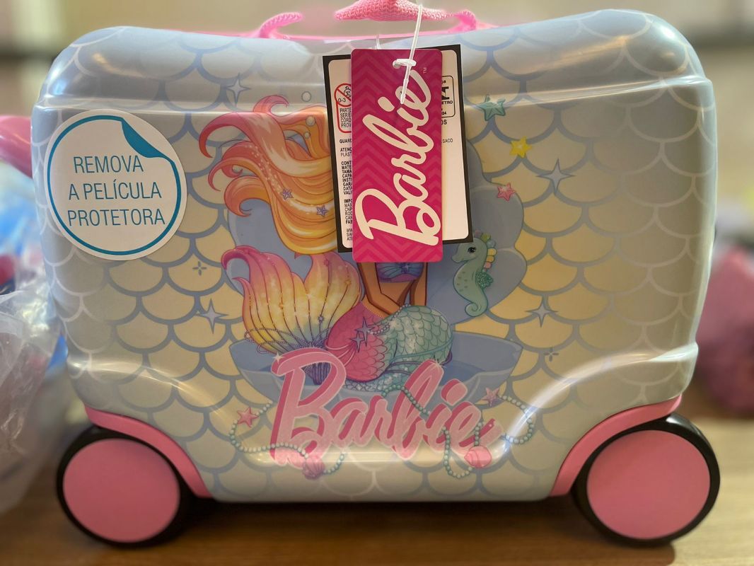 MALA INFANTIL VERDE BARBIE