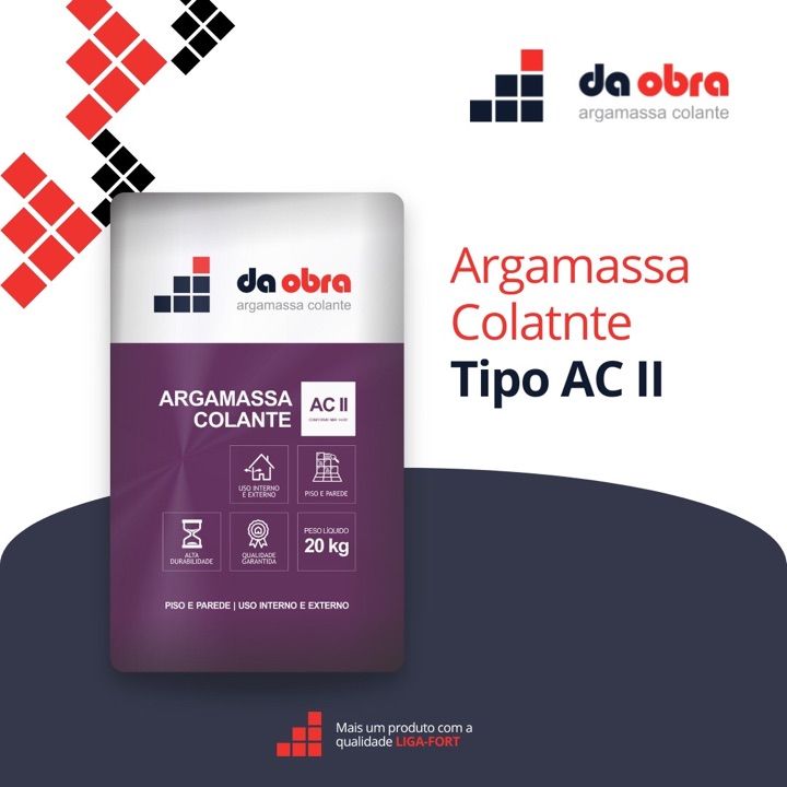 Argamassa Flex Ac2 20Kg Da OBRa