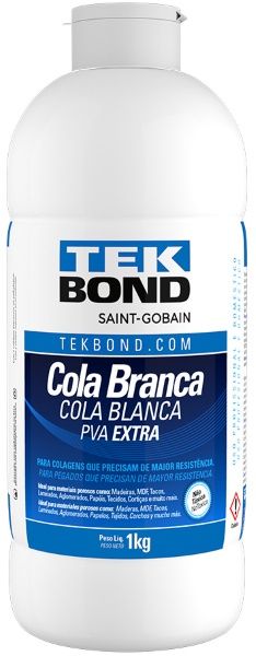 Cola BRanca Extra 1Kg Tekbond
