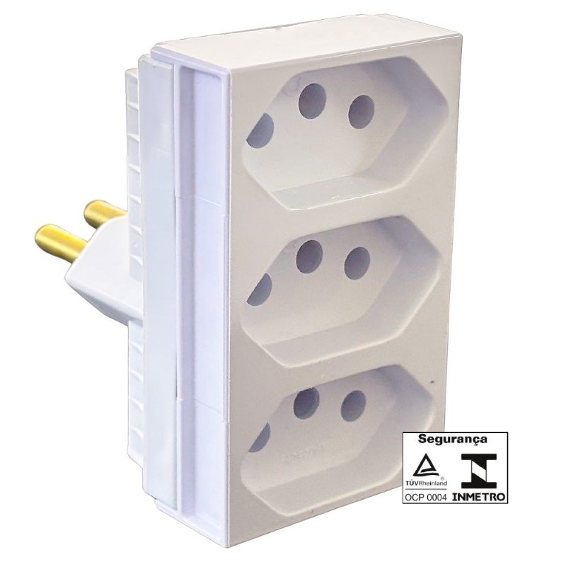 Pino T 3 Saidas Monobloco 2P+T 20A 250V B...