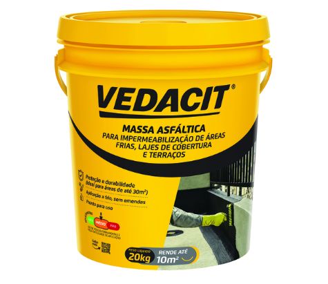 MASSA ASFALTICA 20KG VEDACIT