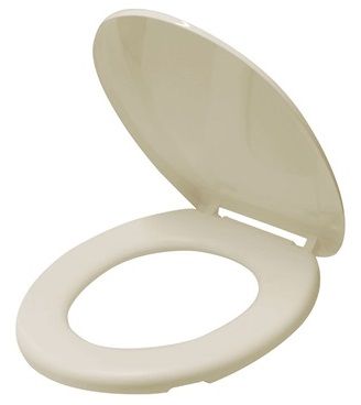 Assento Pvc Oval Linea Light Areia Mebuki