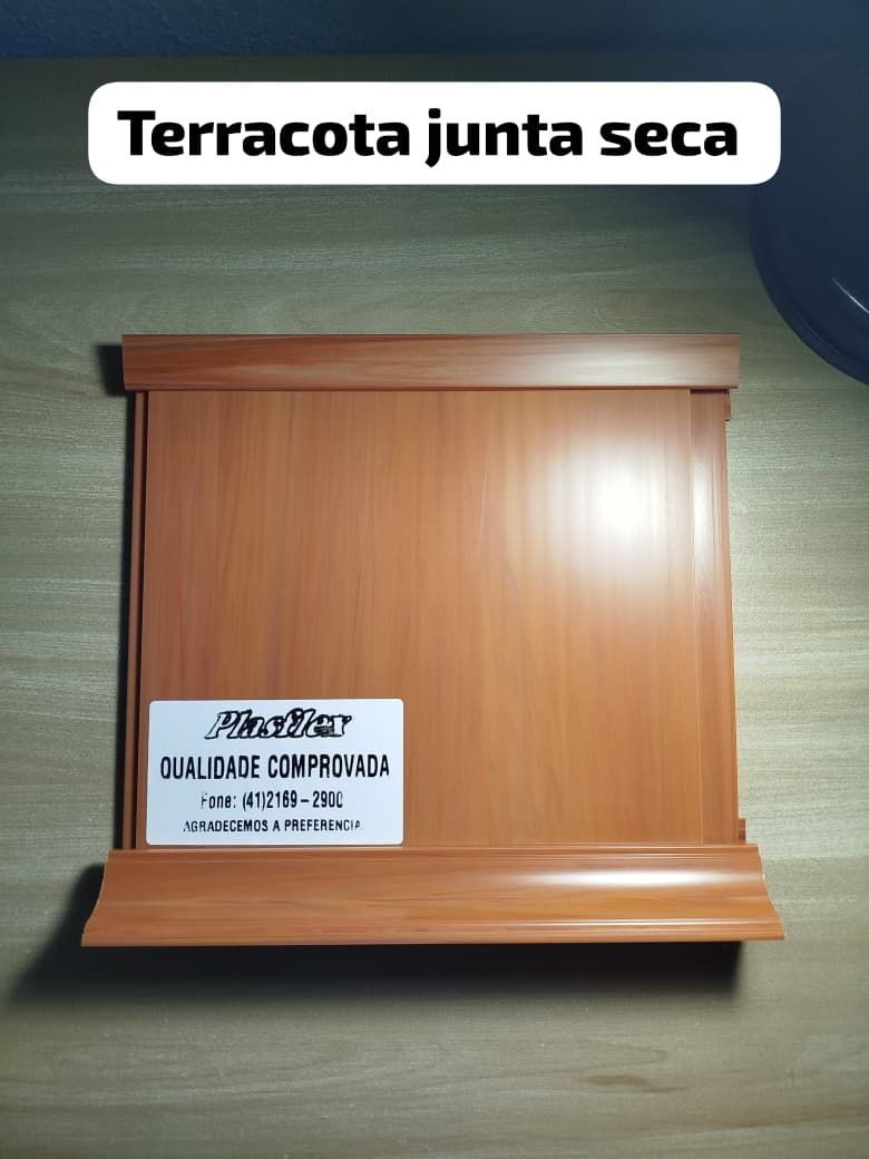 Forro pvc Junta Seca Terracota 6,0mt Mult...
