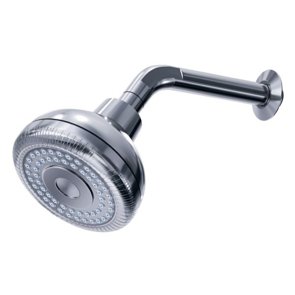 Ducha Fria Redonda Articulada Luxo Com Br...