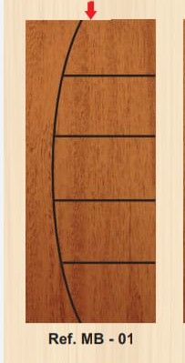 Porta Frisada Mb 01 210X70 Mb Portas