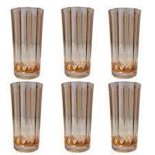 Cj 06 Copos Acri Ambar 8.7X17.5Cm Rjw0017...